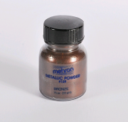 MEHRON pigment pudr na tělo - metalická BRONZOVÁ hnědá powder 22g