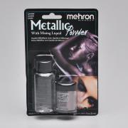 MEHRON pigment pudr na tělo - metalická LEVANDULOVÁ fialová powder 5g + mixing liquid 30 ml