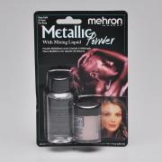 MEHRON pigment pudr na tělo - metalická RŮŽE růžová powder 5g + mixing liquid 30 ml