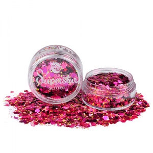 Pink Lady Chunky Glitter mix 8 ml.