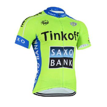 Cyklistický dres Tinkoff Saxo - zelený