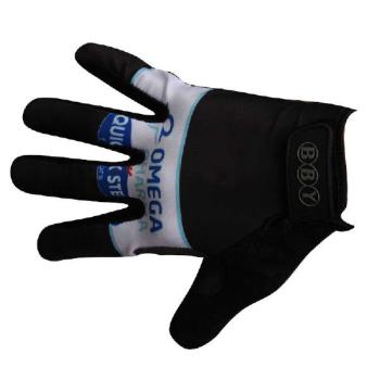 Cyklistické rukavice prstové Omega Pharma Quick Step