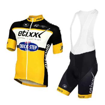 Cyklistický set Etixx Quick Step - žlutá edice