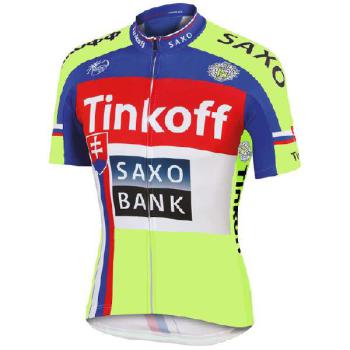 Cyklistický dres Tinkoff Saxo - Sagan - žlutý