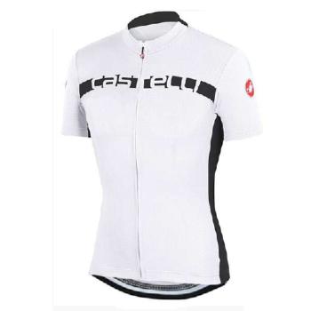 Cyklistický dres Castelli bílý
