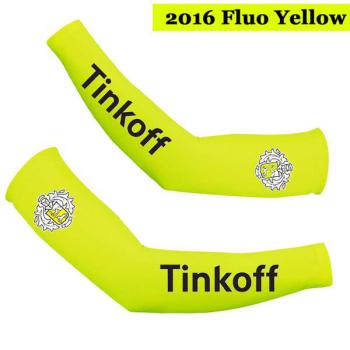 Návleky na ruce Tinkoff 2016 - fosforově žluté