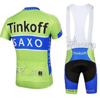 Cyklistický set Tinkoff Saxo - zelený